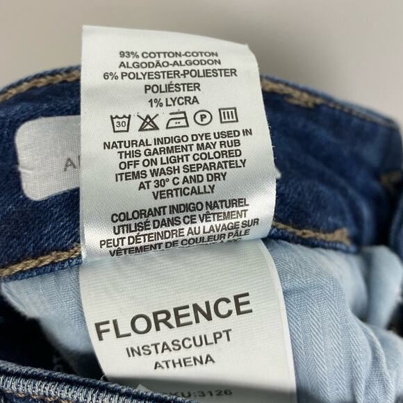 DL1961 Florence Skinny Mid Rise Instasculpt Crop Womens Size 26 - Picture 7 of 11